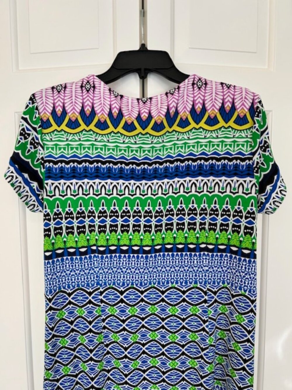Laundry by Shelli Segal Geometric Print Shift Dress | Size MP - Picture 6 of 8